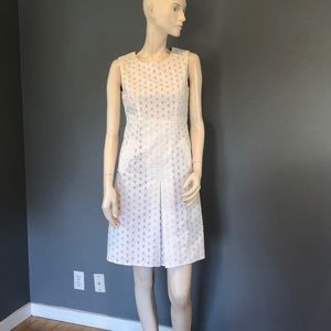 NWOT Diane Von Furstenberg White Dress Sz 4